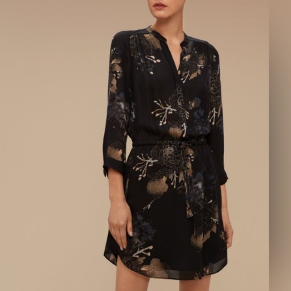 Aritzia Babaton Bennett Silk Dress S